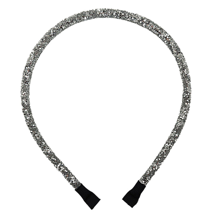 Silver Glitter Headband - Kofi Kreations