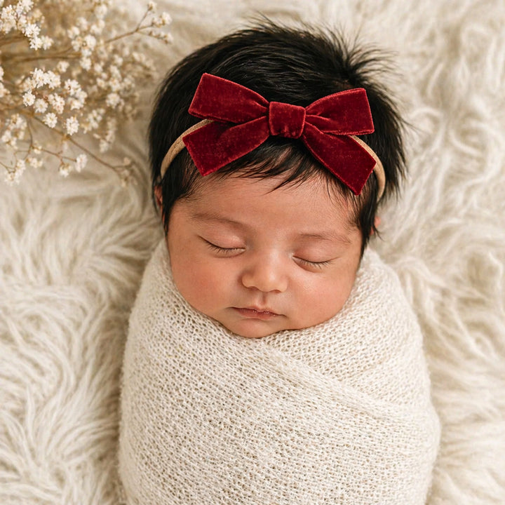 Large Velvet | Bow Headband