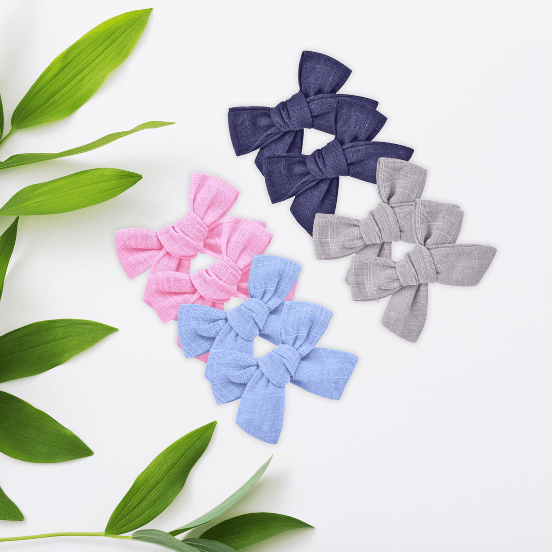 Wildflower Whimsy Pigtail Bows - Kofi Kreations