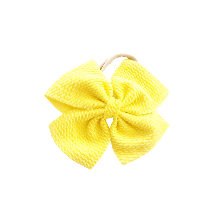 Yellow Pinwheel Headband - Kofi Kreations